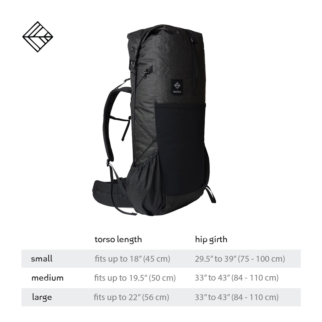 Bonfus Framus 58L Ultralight Pack