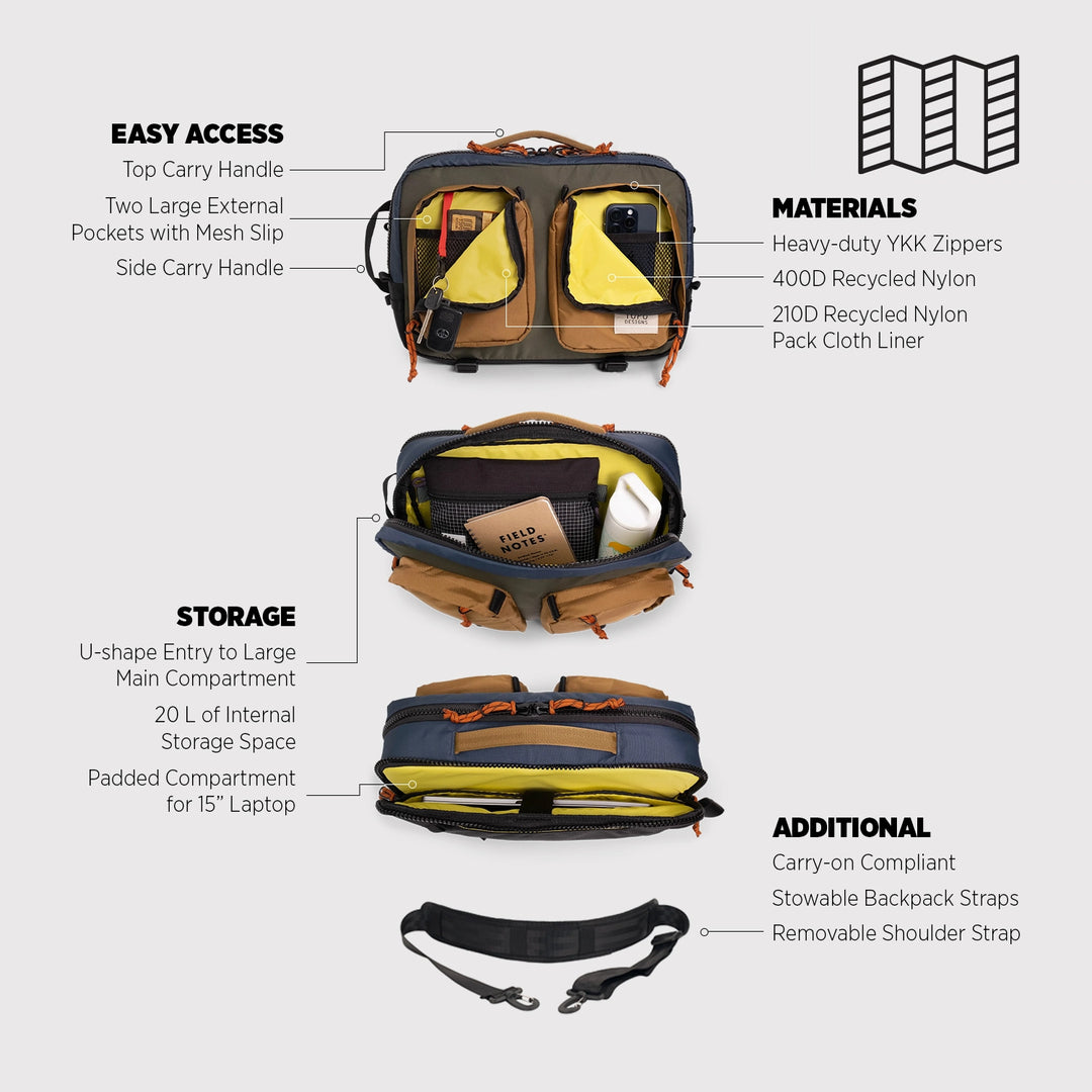 Topo Designs Global Briefcase