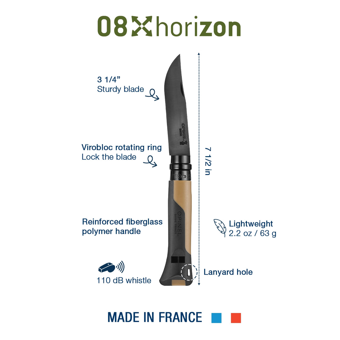 Opinel No. 08 Horizon Outdoor Folding Knife
