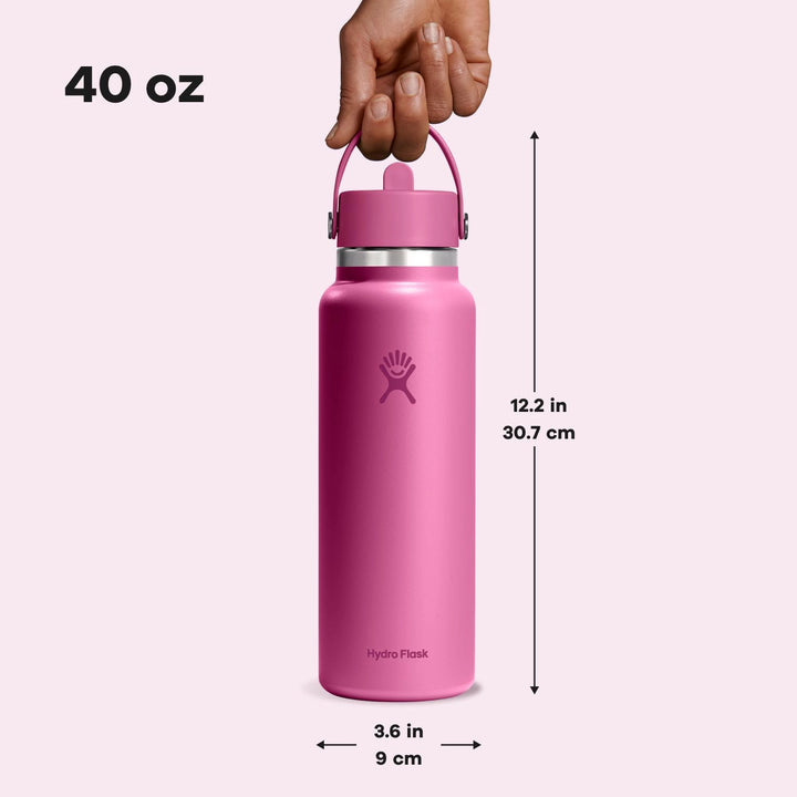 Hydro Flask 40 oz Wide Mouth w/ Flex Straw Cap