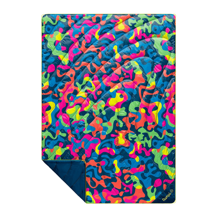 Rumpl Original Puffy Blanket 1P Hyper Abstraction