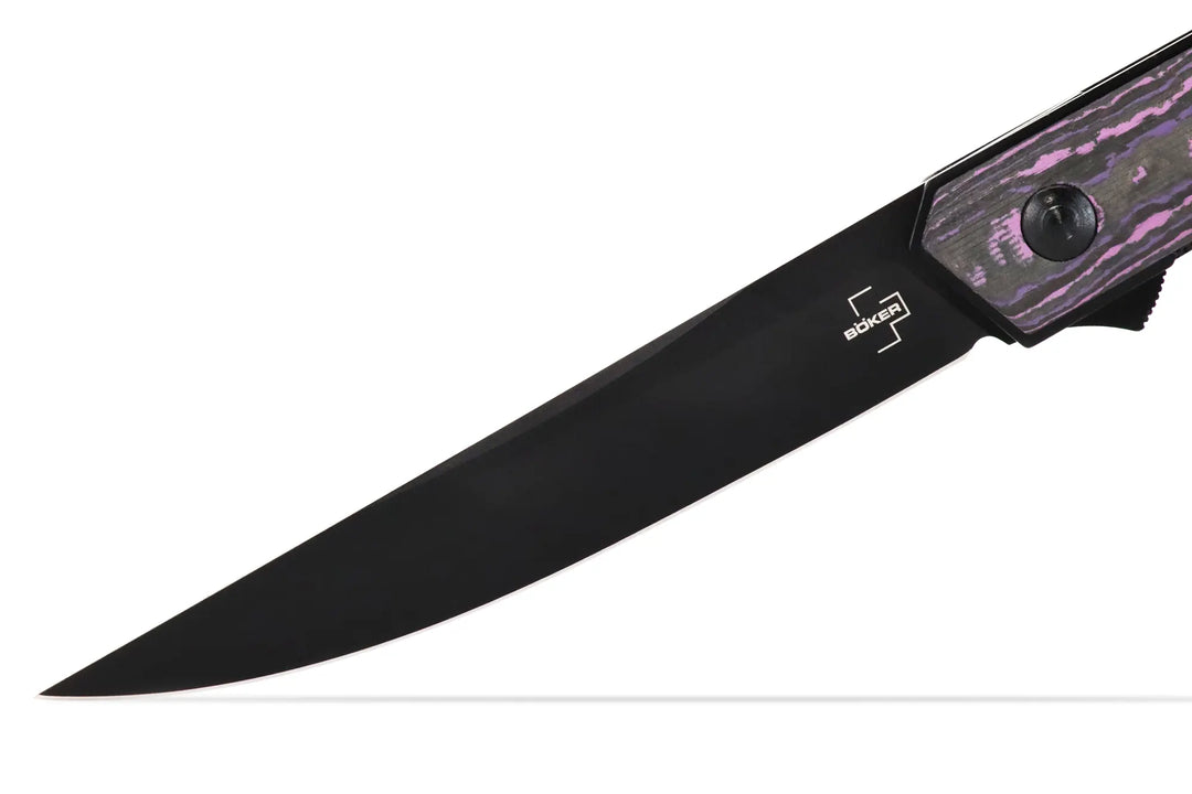 Boker Kwaiken Air & Air Mini Fat Carbon Purple Rain Folding Knife – Kaviso