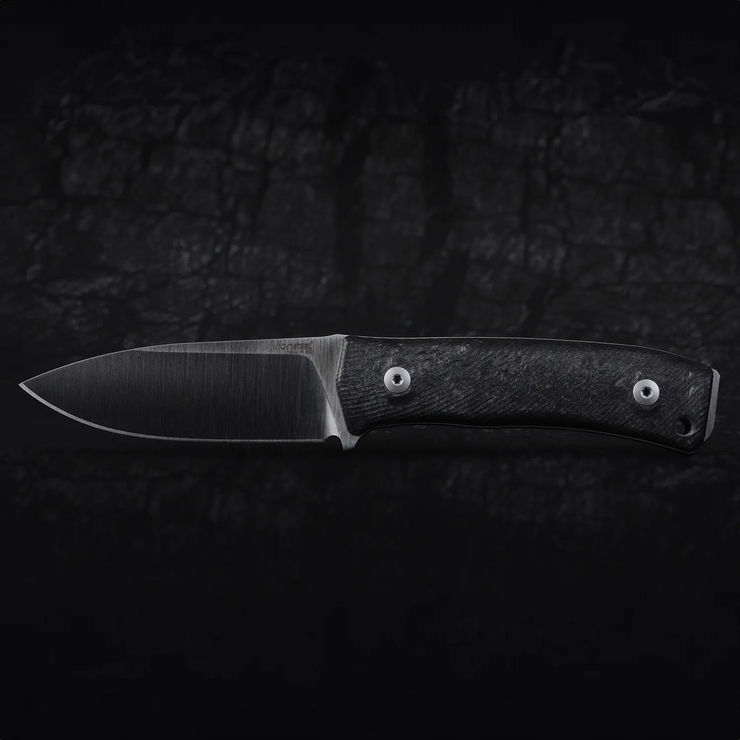 Kaviso x LionSTEEL Dark Matter Glow M4 Knife with Satin Blade and M390 Steel