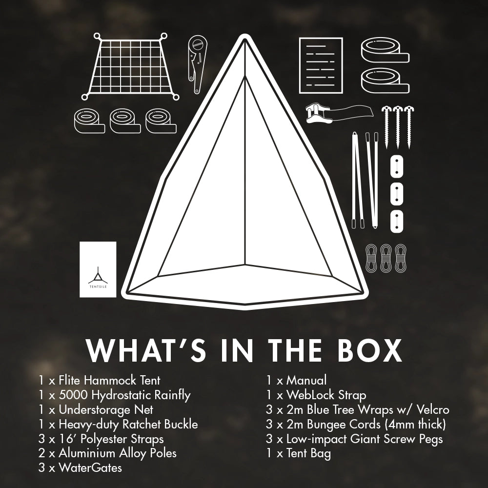 Tentsile Flite 2-Person Tree Tent (3.0) - Open Box