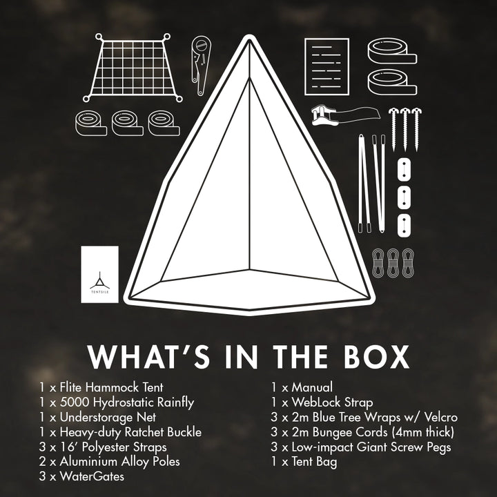 Tentsile Flite 2-Person Tree Tent (3.0) - Open Box