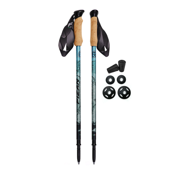 Kaviso x Fizan Compact Trekking Poles CDT Edition