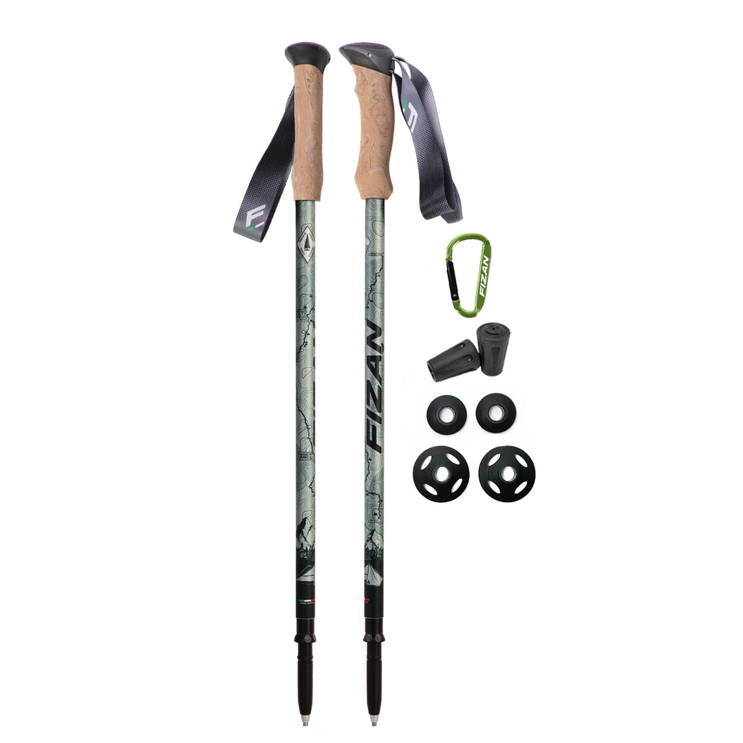 Kaviso x Fizan Compact Trekking Poles PCT Edition