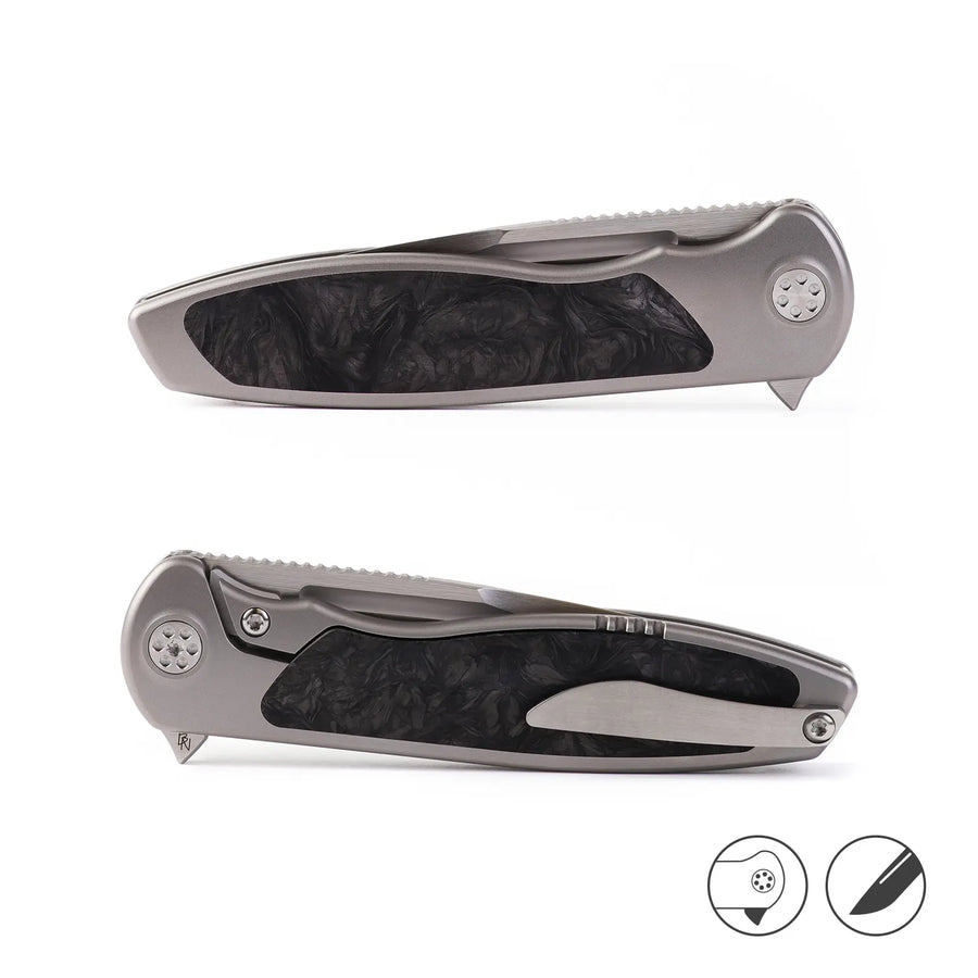Kaviso x Sharp By Design - Mini Tempest - Open Box Folding Knife Brian Nadeau