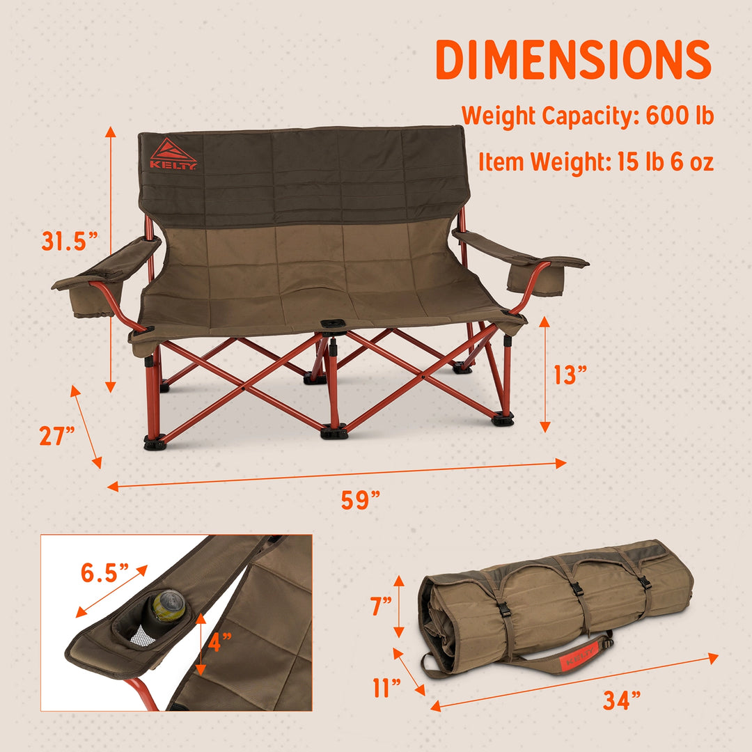Kelty Low Loveseat - 2 Person Camping Chair