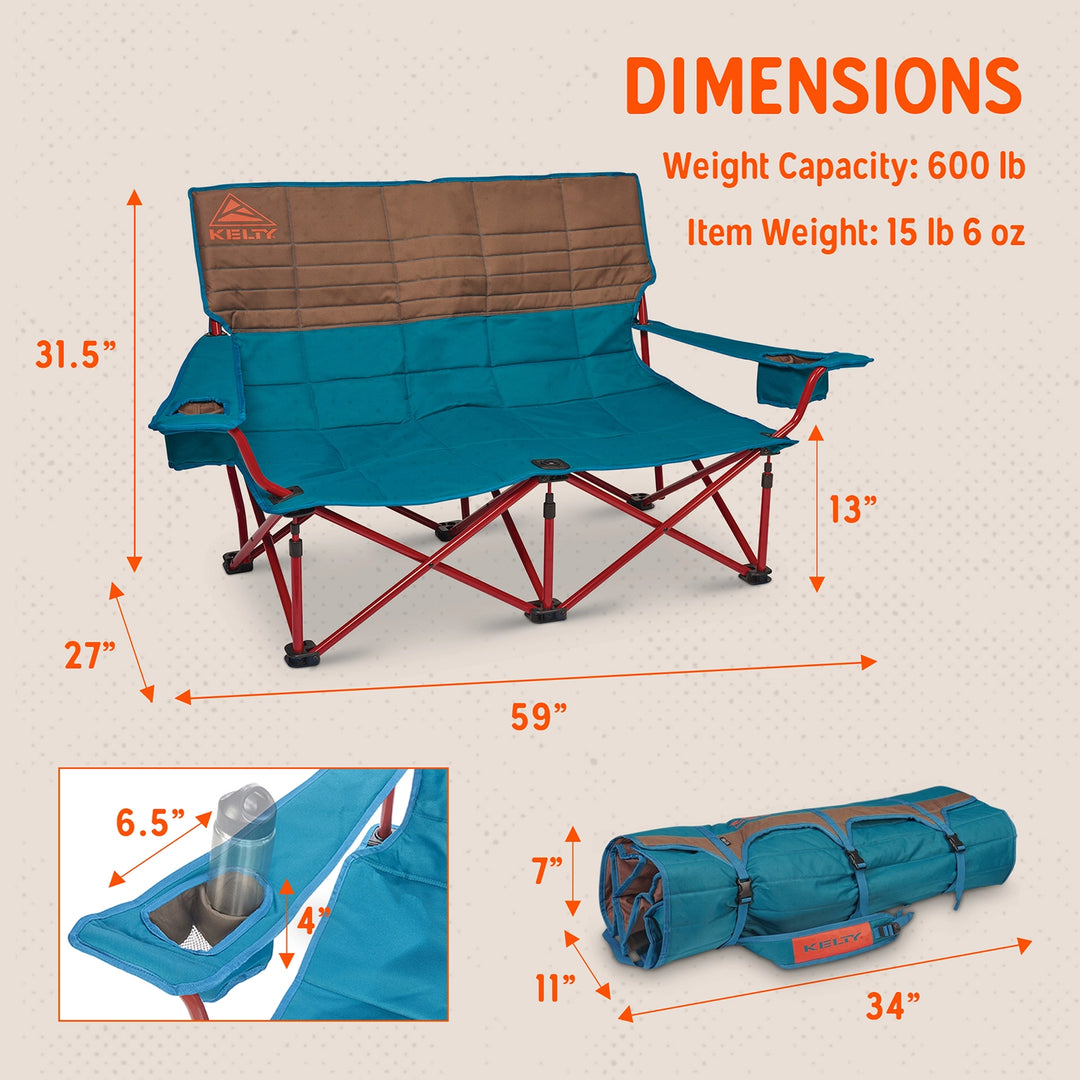 Kelty Low Loveseat - 2 Person Camping Chair