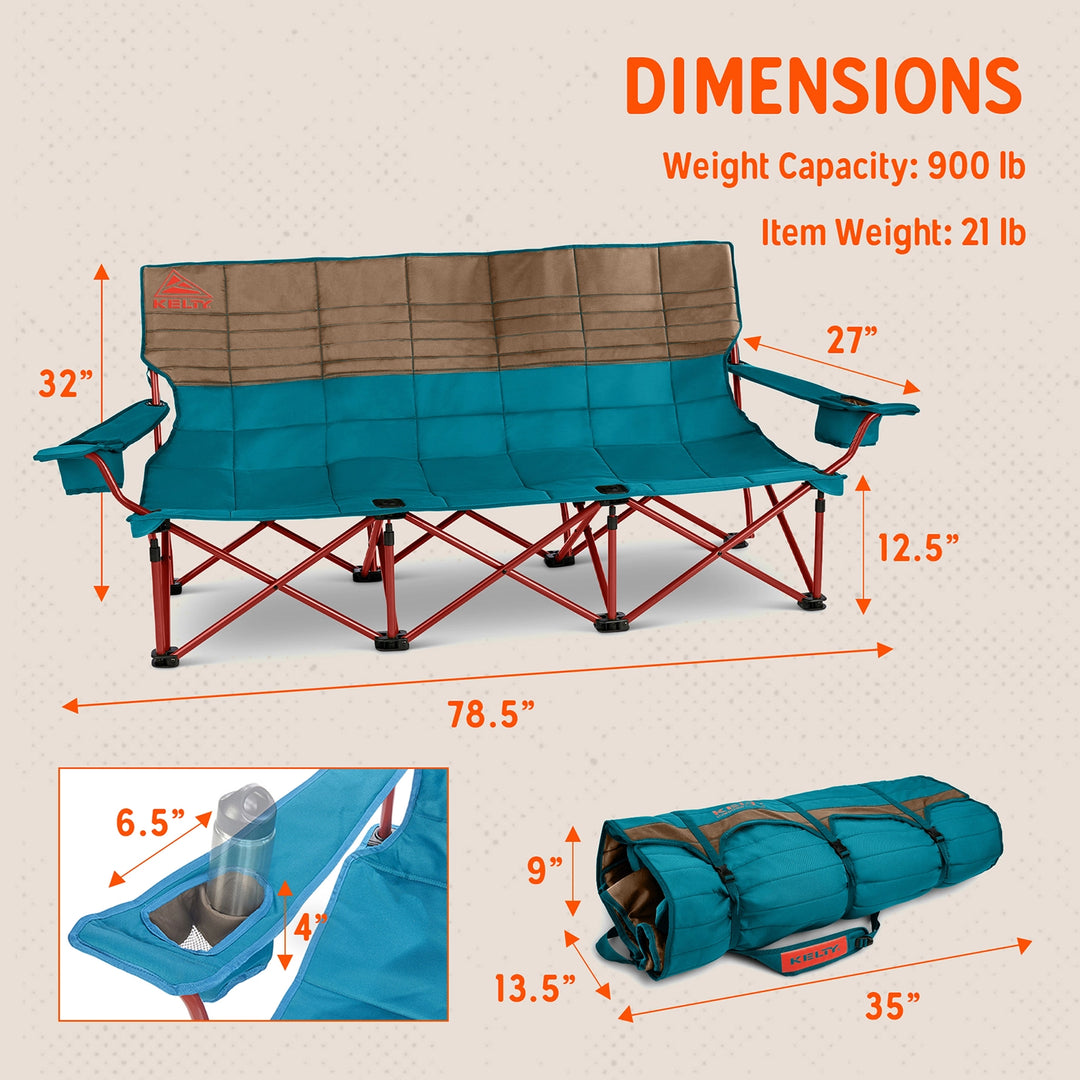 Kelty Lowdown Couch - 3 Person Capacity Camping Chair