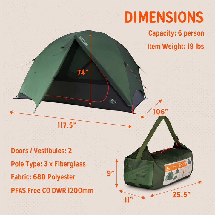 Kelty Wireless Tent 2, 4, 6 or 8 Person (2026 Update)