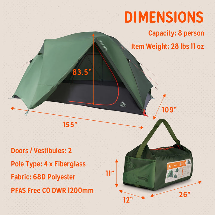 Kelty Wireless Tent 2, 4, 6 or 8 Person (2026 Update)