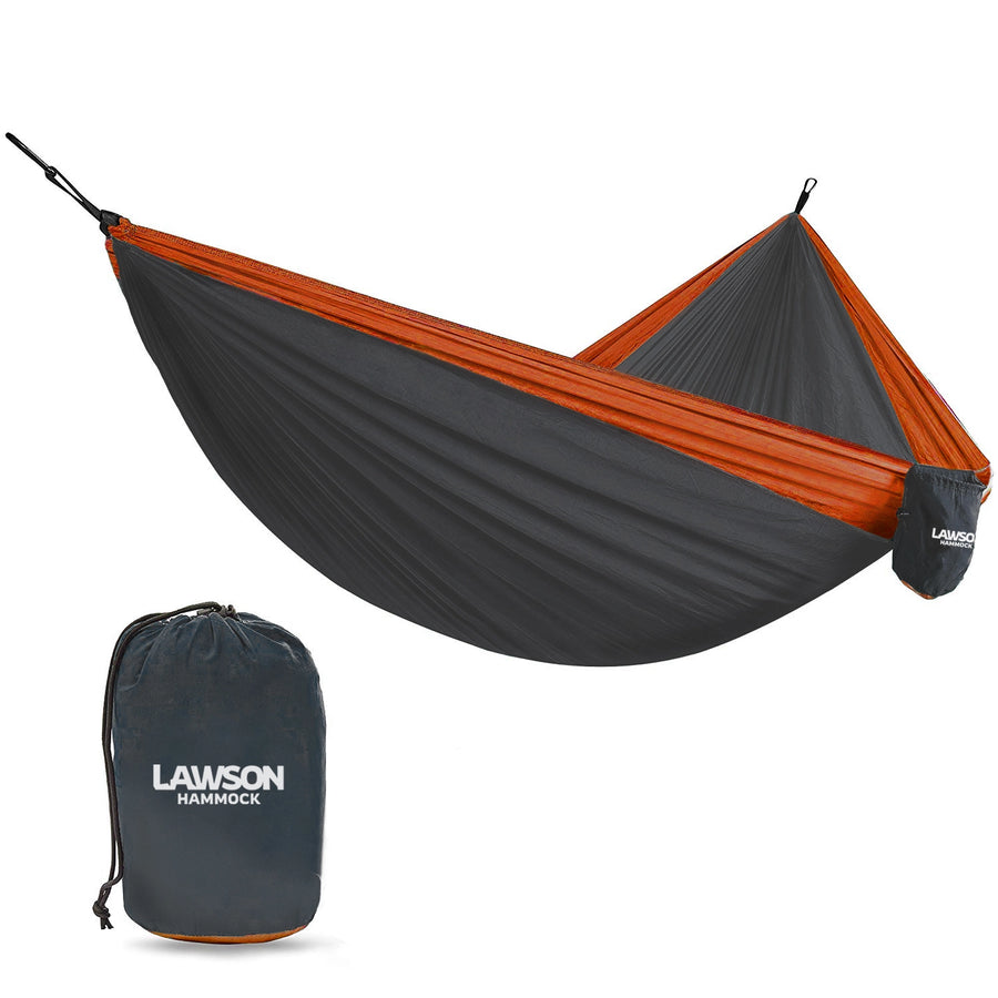 Lawson Hammock Double Parachute Hammock Orange/Grey