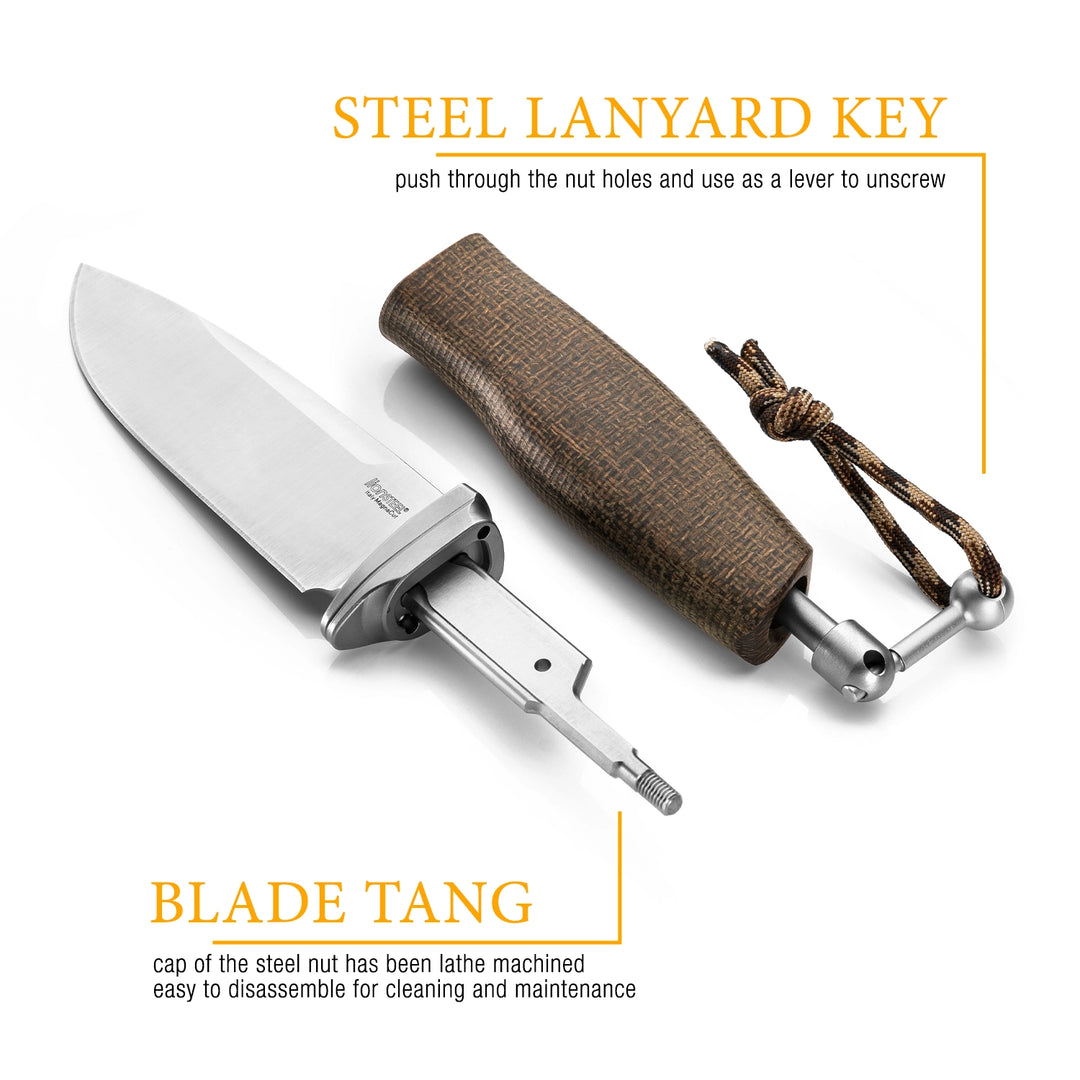 LionSTEEL ACHA Fixed Blade