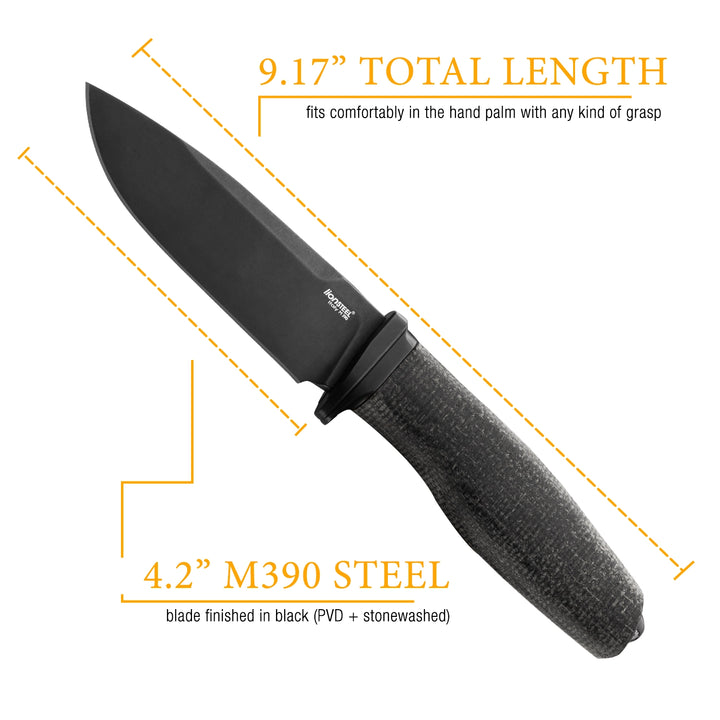 LionSTEEL ACHA Fixed Blade
