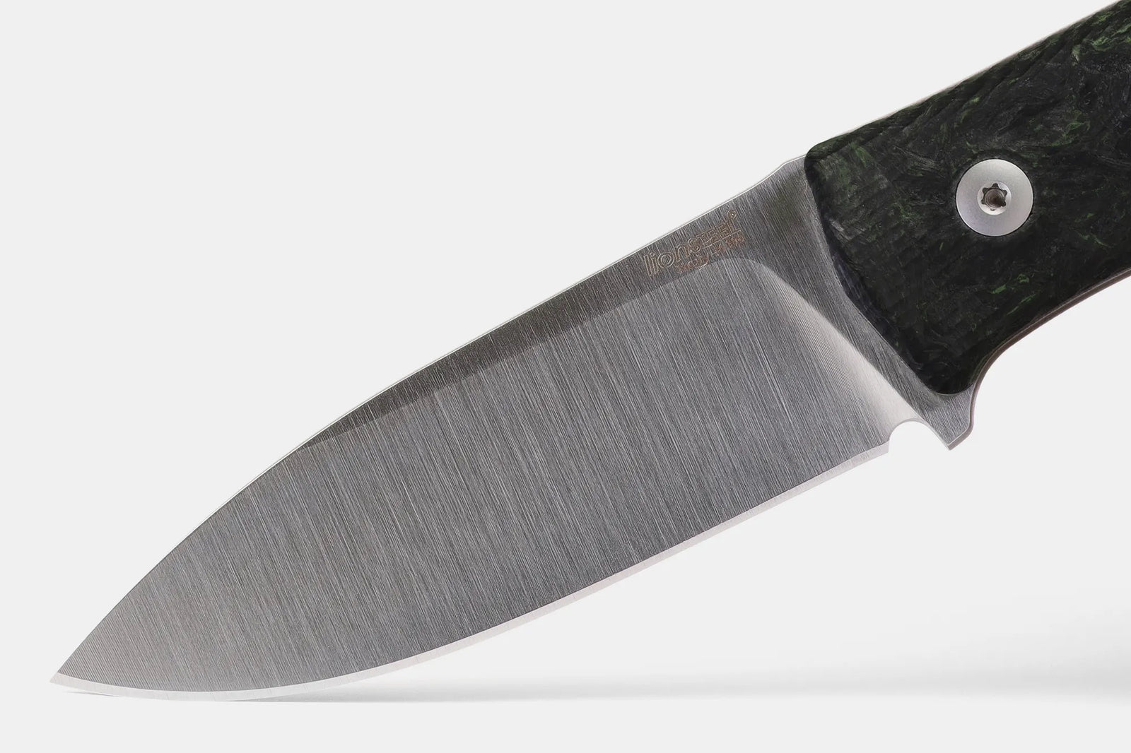 Kaviso x LionSTEEL M4 FatCarbon Fixed Blade Knife - Satin Blade