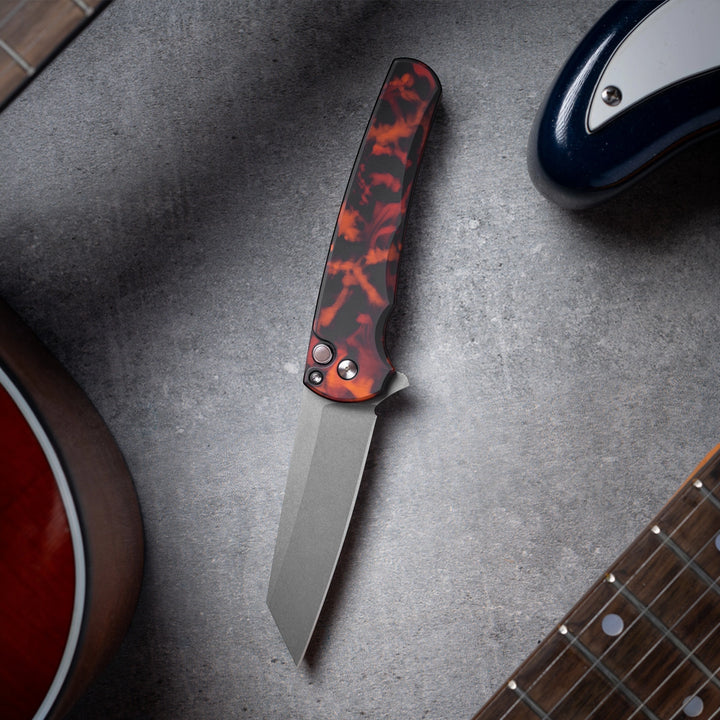 Pro-Tech Malibu Flipper Reverse Tanto MagnaCut — Magnacut Folding Knife