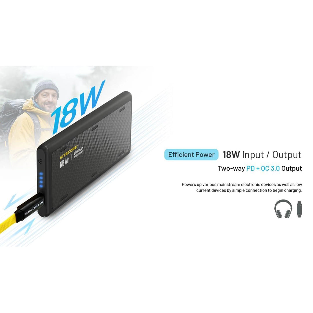 Nitecore NB Air Ultralight Slim Power Bank