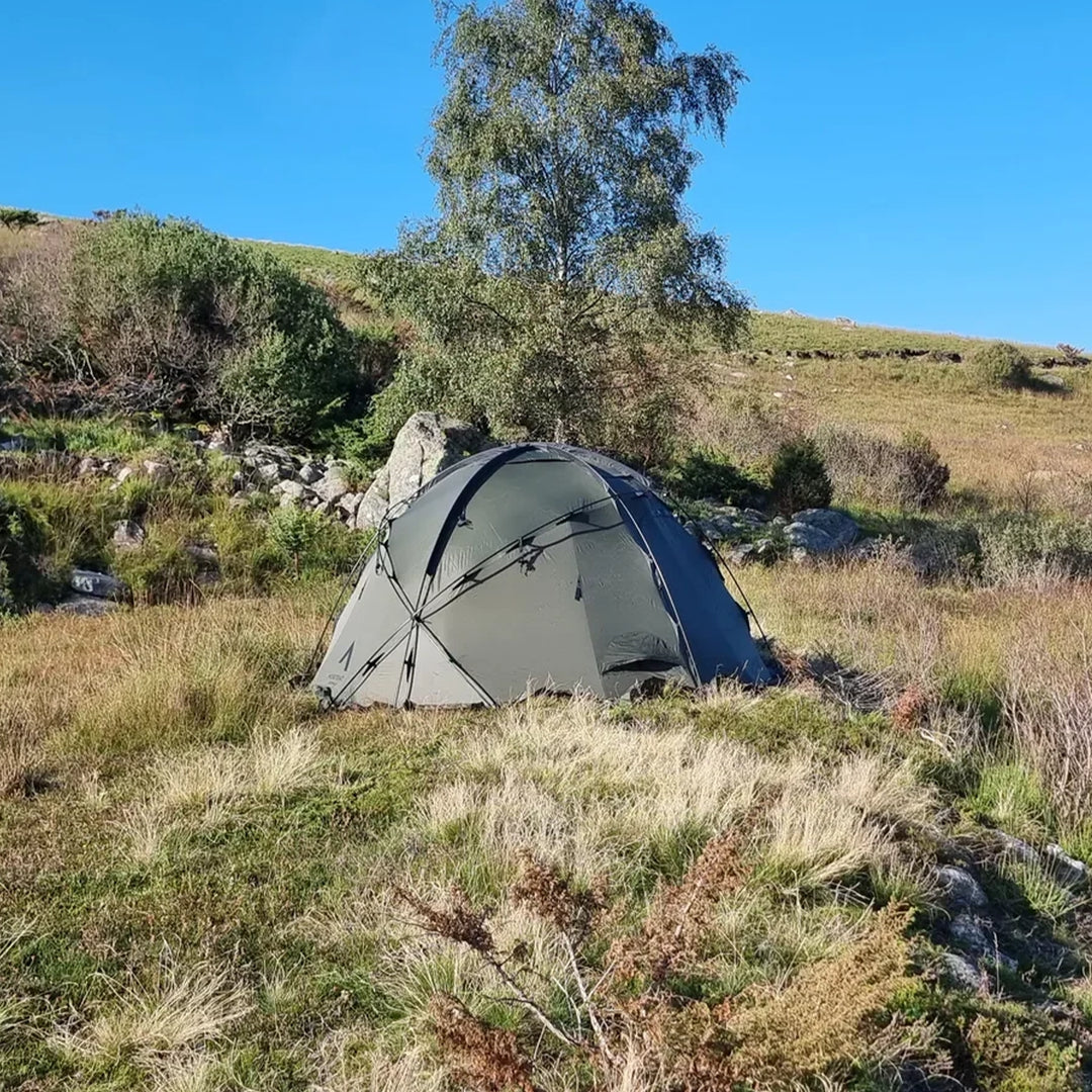 Nortent Gamme 4 Person Silnylon 4-Season Dome Tent