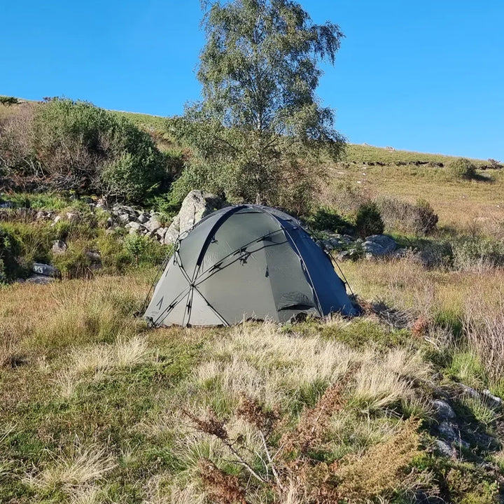 Nortent Gamme 4 Person Silnylon 4-Season Dome Tent