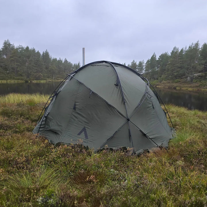 Nortent Gamme 4 Person Silnylon 4-Season Dome Tent