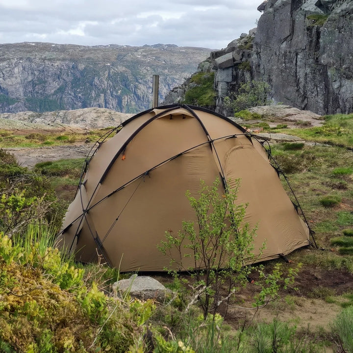 Nortent Gamme 6 Person Silnylon 4-Season Dome Tent