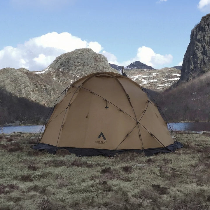 Nortent Gamme 8 Person Silnylon 4-Season Dome Tent