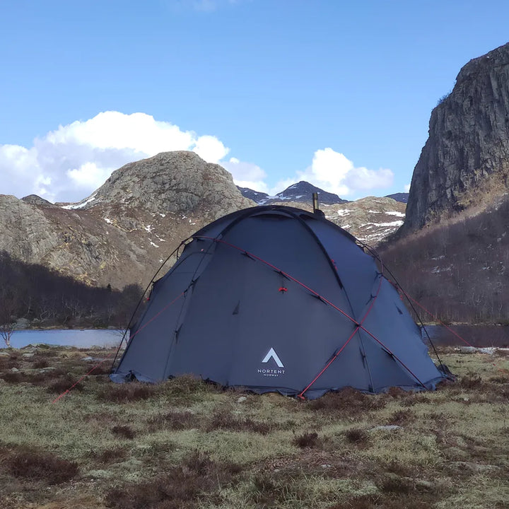 Nortent Gamme 8 Person Silnylon 4-Season Dome Tent