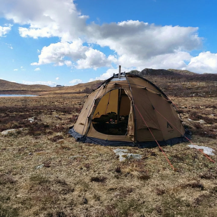 Nortent Gamme 8 Person Silnylon 4-Season Dome Tent