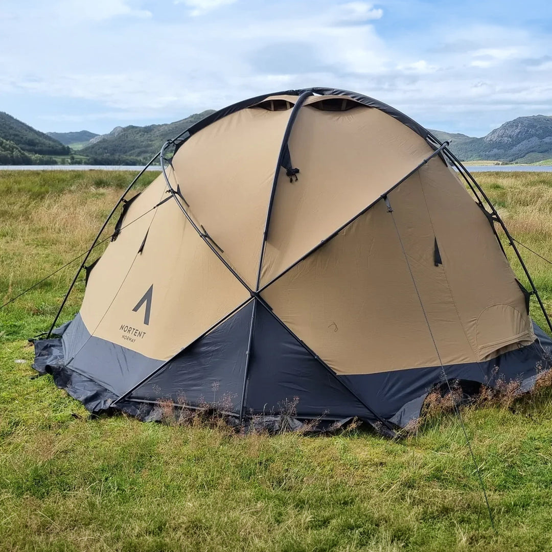 Nortent Gamme 8 Person Polycotton 4-Season Dome Tent