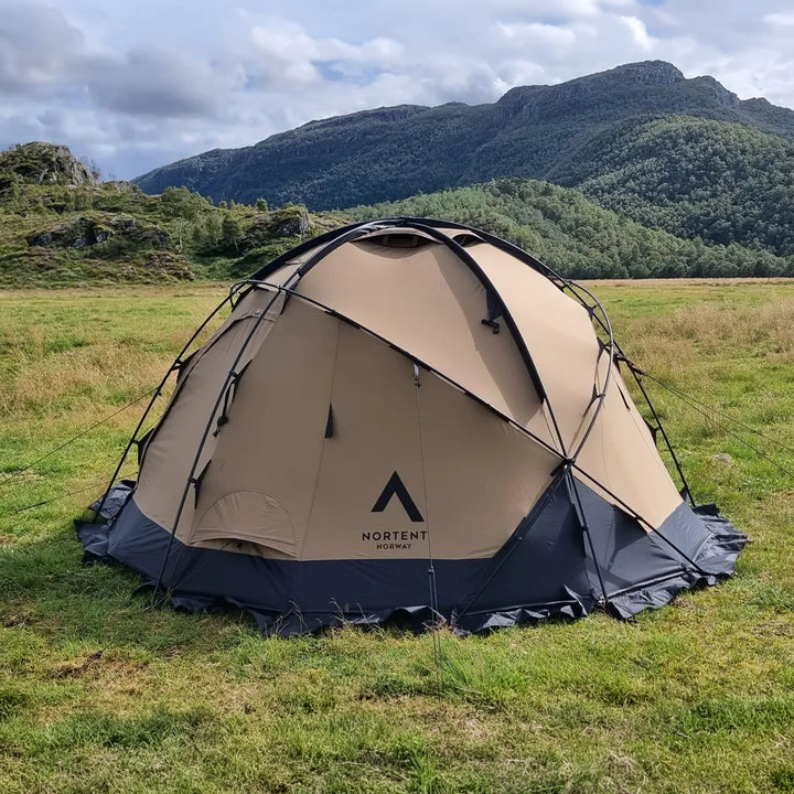 Nortent Gamme 8 Person Polycotton 4-Season Dome Tent