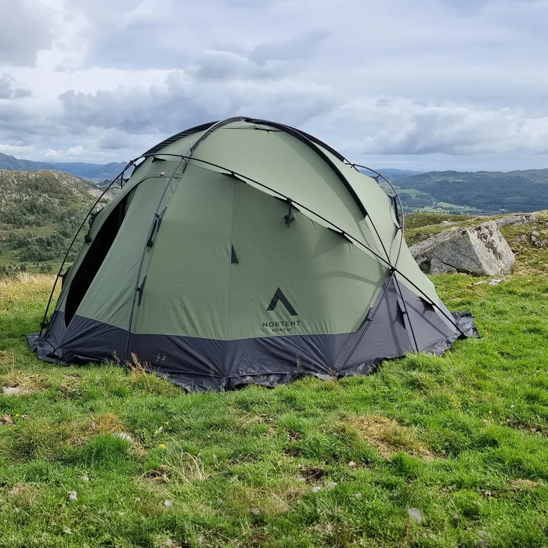 Nortent Gamme 8 Person Polycotton 4-Season Dome Tent