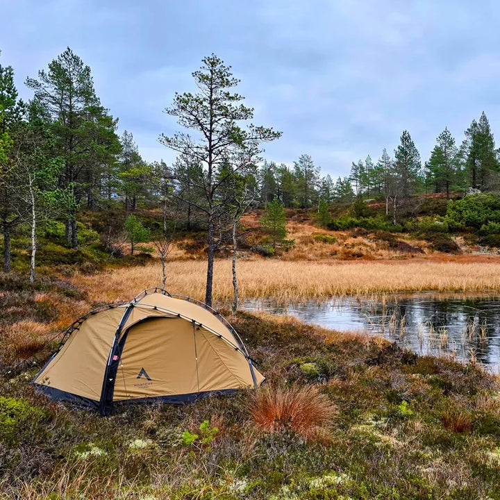 Nortent Vern 1 Polycotton Oak Brown