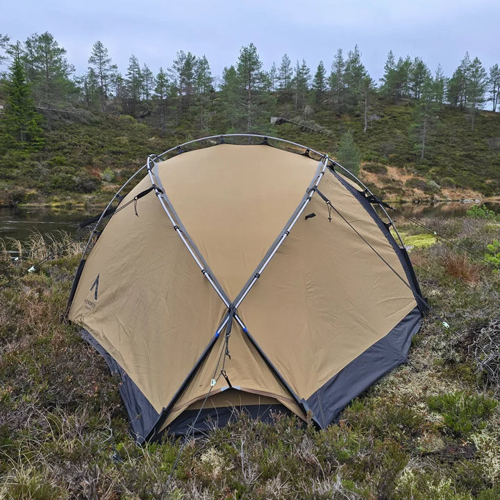 Nortent Vern 1 Polycotton Oak Brown