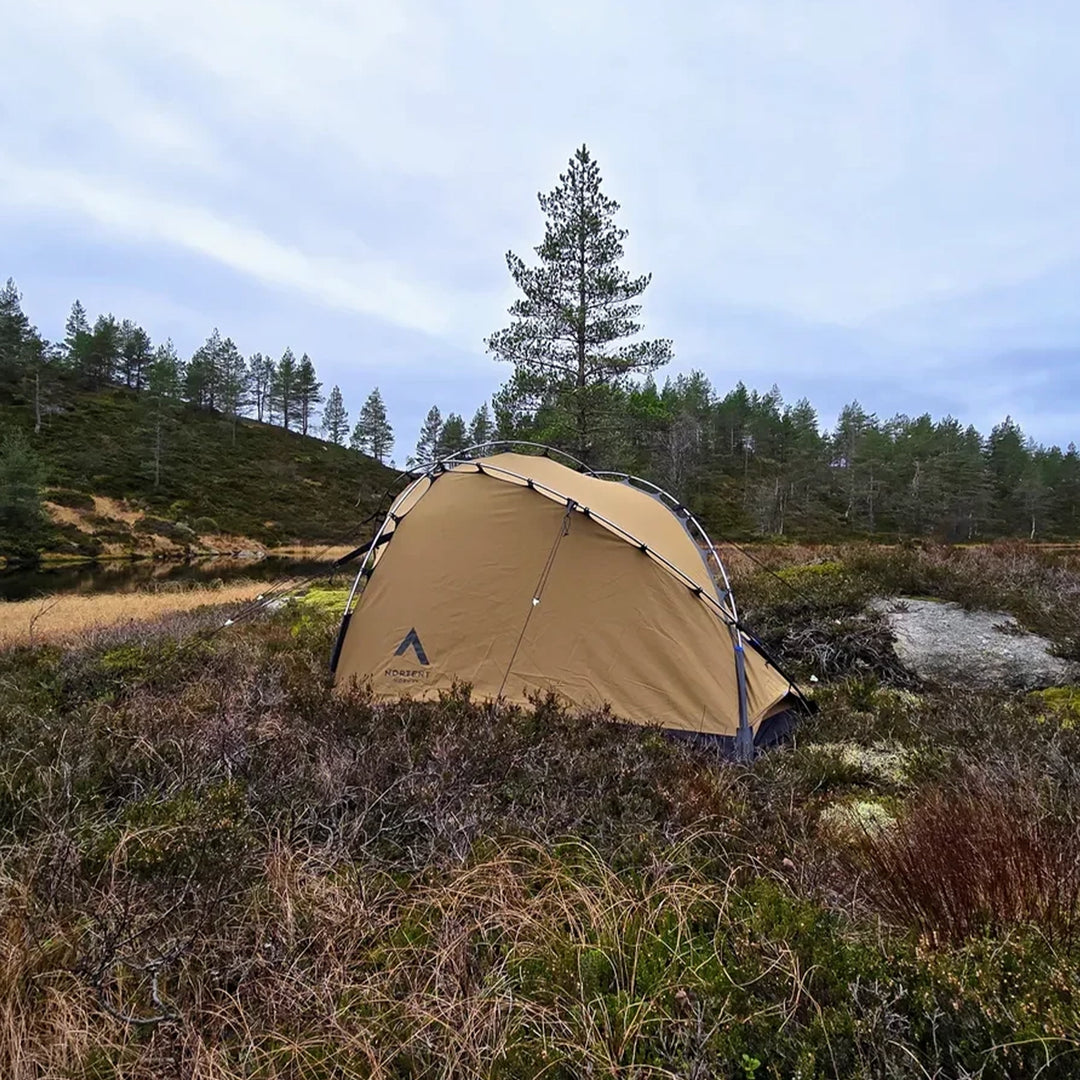 Nortent Vern 1 Polycotton Oak Brown
