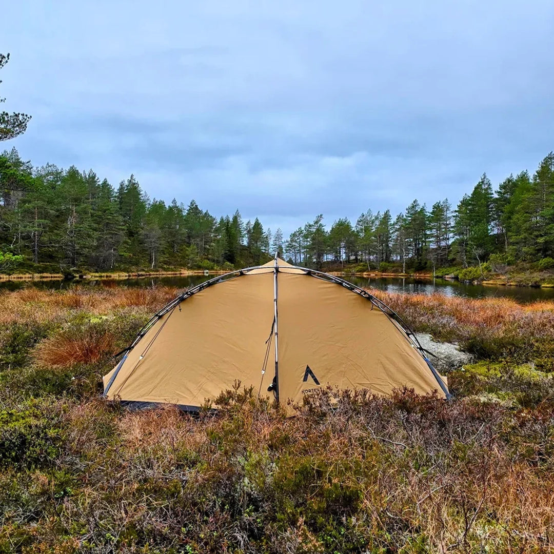 Nortent Vern 1 Polycotton Oak Brown