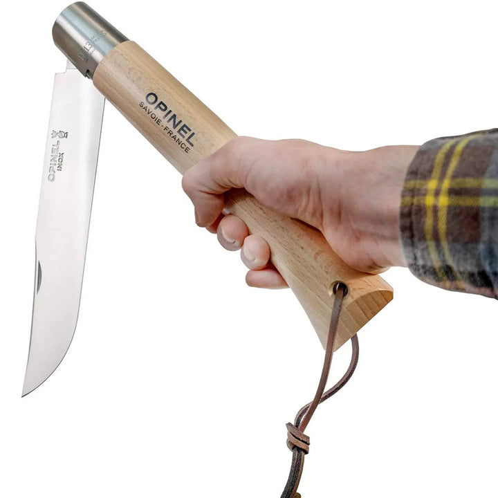 Opinel No. 13 Stainless Steel Folding Pocket Knife Folding Knife Wood Tan