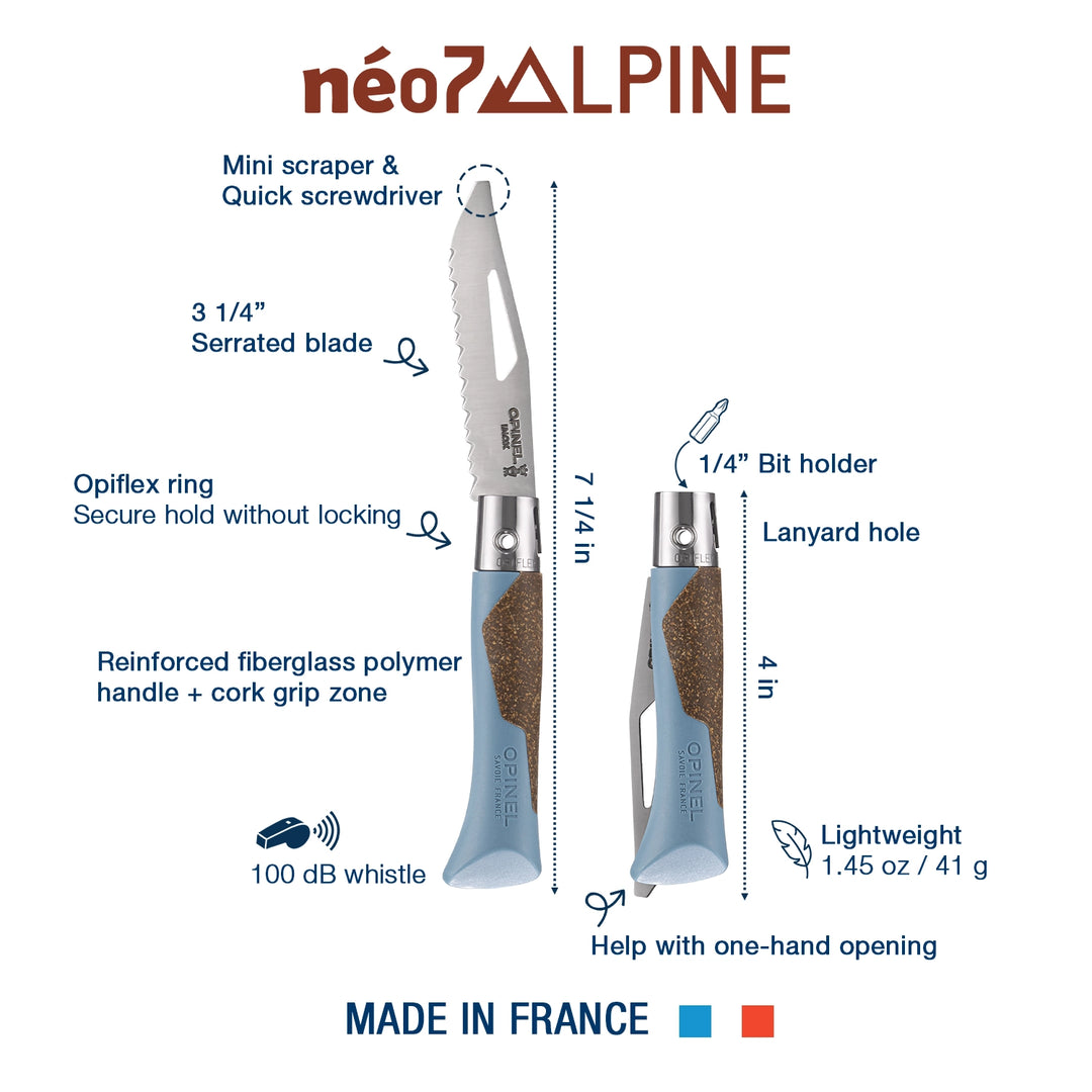 Opinel Néo7 Alpine Mountaineering Folding Knife