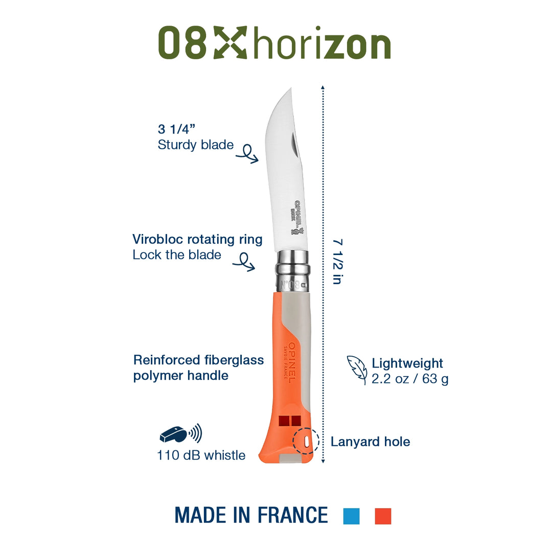 Opinel No. 08 Horizon Outdoor Folding Knife