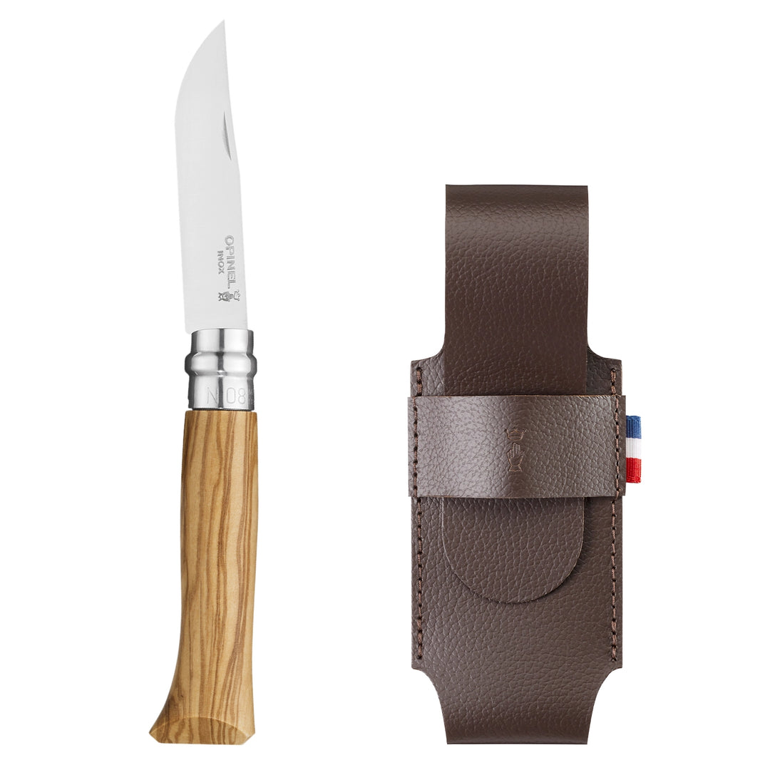 Opinel Stainless Steel Blade Olivewood Handle
