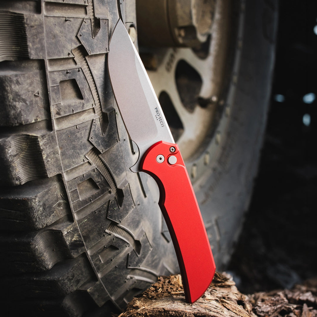 Pro-Tech Mordax Button Lock — Magnacut or CPM 20CV Folding Knife