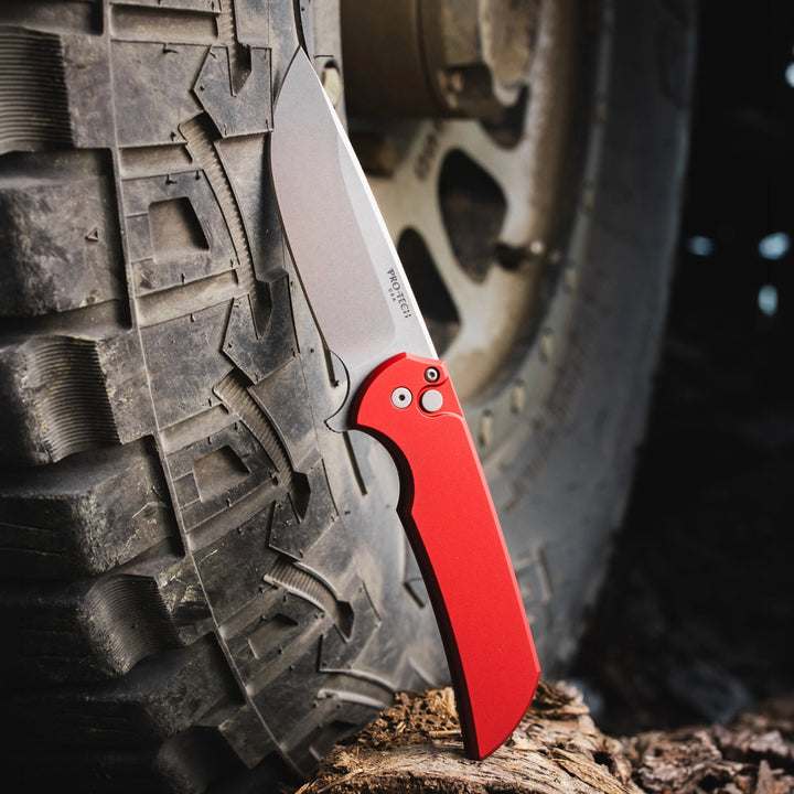 Pro-Tech Mordax Button Lock — Magnacut or CPM 20CV Folding Knife
