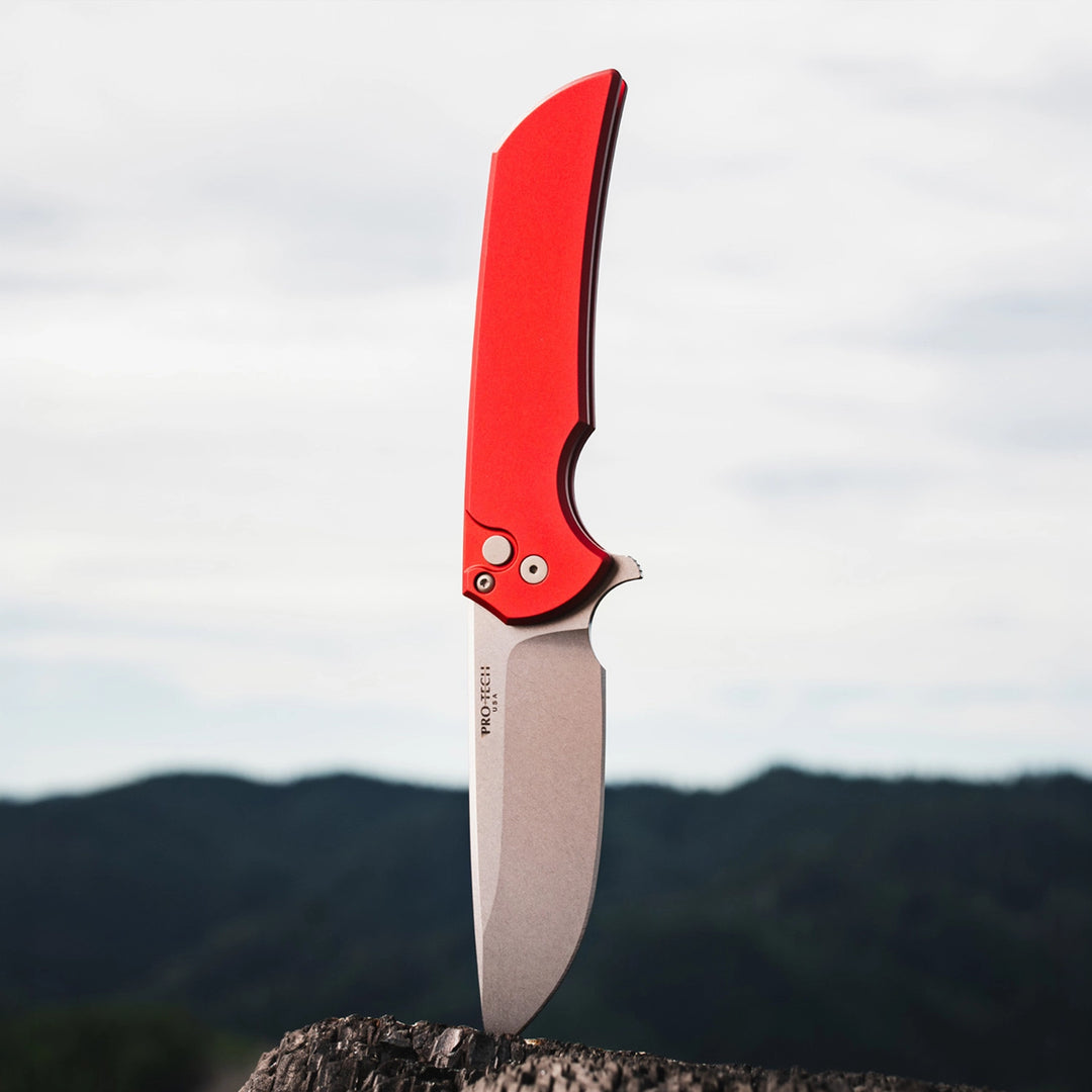 Pro-Tech Mordax Button Lock — Magnacut or CPM 20CV Folding Knife