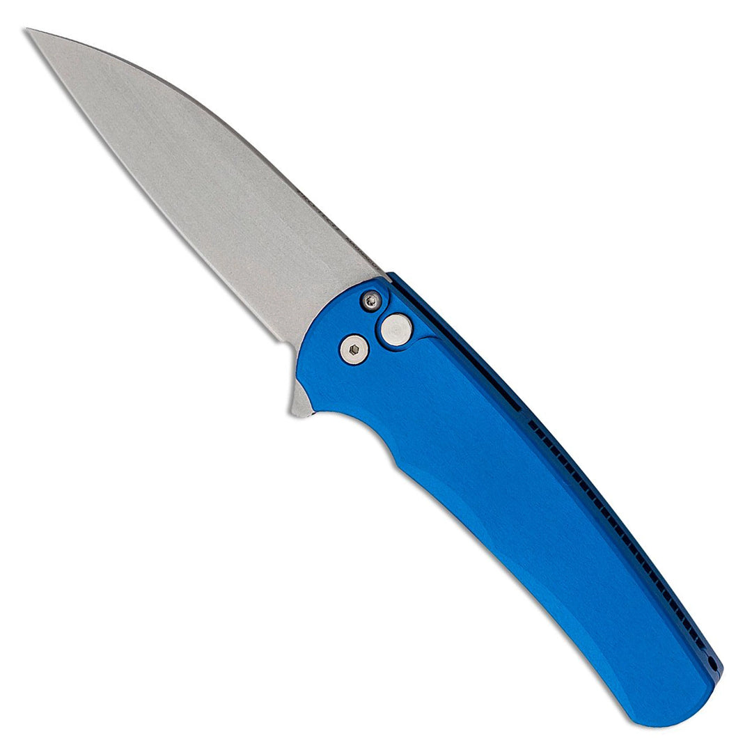 Pro-Tech Malibu Button Lock, Magnacut Blade — Magnacut Black Folding Knife