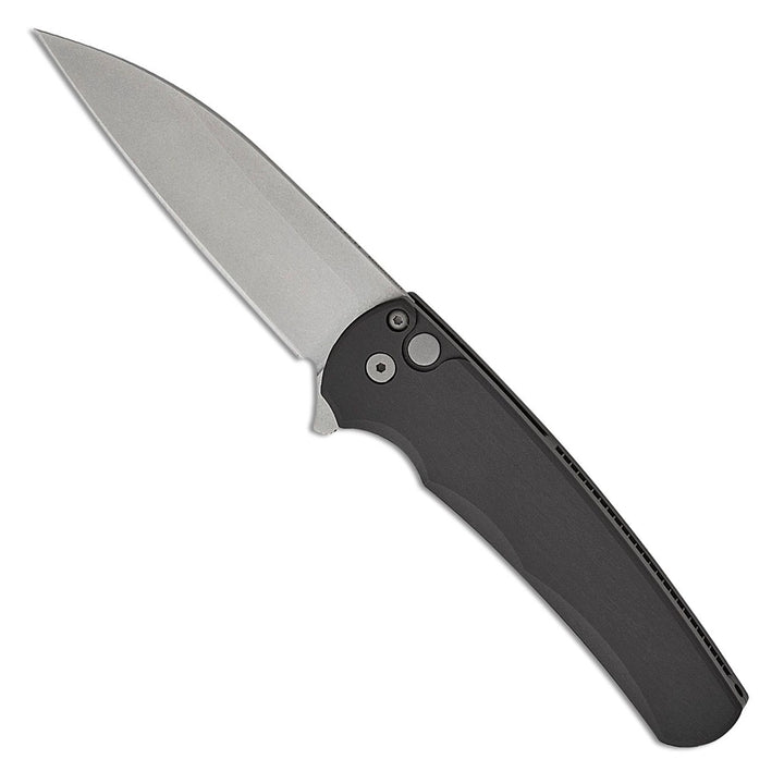 Pro-Tech Malibu Button Lock, Magnacut Blade — Magnacut Black Folding Knife