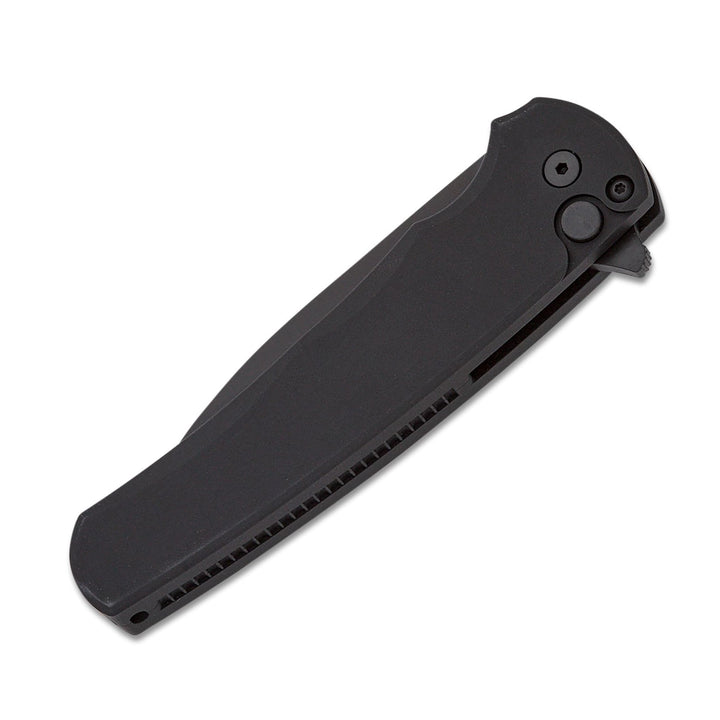 Pro-Tech Malibu Button Lock, Magnacut Blade — Magnacut Black Folding Knife