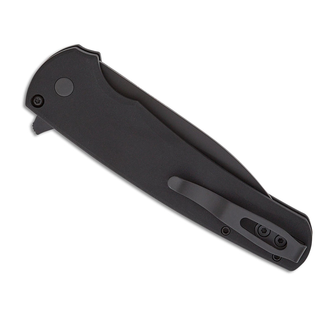 Pro-Tech Malibu Button Lock, Magnacut Blade — Magnacut Black Folding Knife