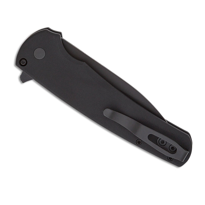 Pro-Tech Malibu Button Lock, Magnacut Blade — Magnacut Black Folding Knife