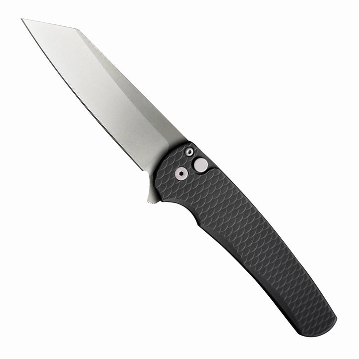 Pro-Tech Malibu Black Dragon Scale 5435 — Magnacut Stonewash Folding Knife